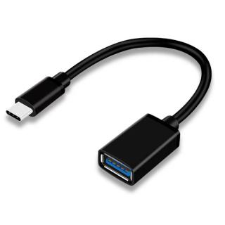 Cablu date,  adaptor USB 2.0 la USB Type C, lungime cablu 10 cm - Negru