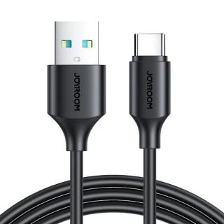 Cablu de incarcare rapida si transfer date, USB-A la type C, lungime 1 m, 480 Mbps, negru