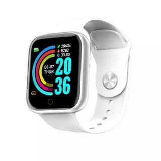 Ceas smartwatch FitPro, Bluetooth, Pedometru, Monitorizare Somn, Puls, Activitati, Notificari, Alb