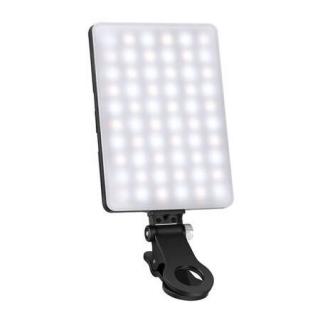 Lampa selfie, LED, Bi Color, pentru poze sau video, 2000 mAh, 4W, accesorii incluse