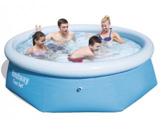 Piscina gonflabila de curte,gradina 244x61 cm,pereti intariti cu 3 straturi