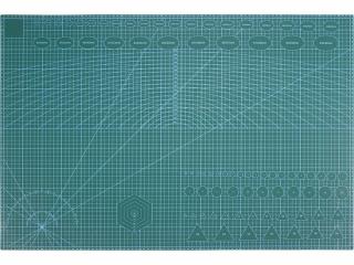 Placa pentru taiere precisa, modelare, fata-verso, A1, 60 x 90 cm, scara clar vizibila, verde