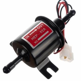 Pompa electrica pentru transfer combustibil, fier, 12V, 80-120 l   h, 16 x 8.7 cm