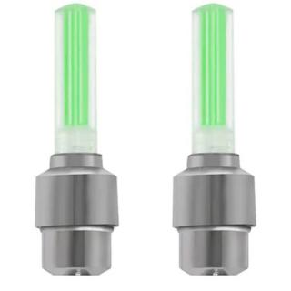 Set 2 lumini decorative valva LED pentru biciclete,auto - Verde