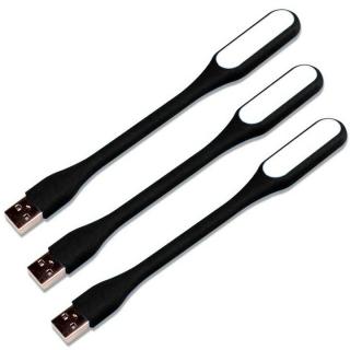 Set 3x Mini lampa portabila,conectare USB,perfecta pentru birou - Negru