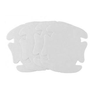 Set 4 autocolante de protectie pentru manerele usilor auto, 85 mm x 95 mm - Transparent