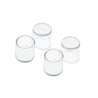 Set 4 bucati protectii pentru picioare scaun, PVC, 18 mm, anti-zgarieturi, transparente