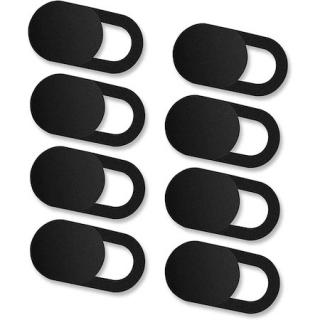 Set de 8 protectii adezive pentru camera telefon tableta - Negru