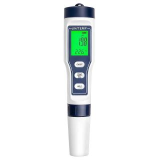 Tester apa profesional 3in1, TDS, PH si temperatura cu plicuri de calibrare incluse