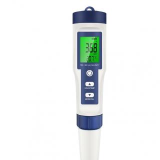 Tester Profesional Calitate Apa 5in1, salinitate,PH,TDS,EC si temperatura