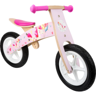 Bicicleta de echilibru fara pedale, Legler, model Unicorn, din lemn