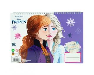 Bloc desen Frozen cu stickere, 40 coli