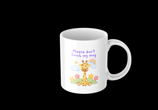 Cana ceramica, Please don t touch my mug, 350 ml