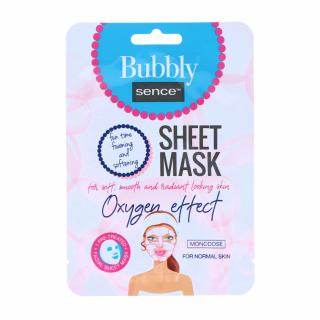 Masca faciala tip servetel, Sence Bubbly Oxygen effect, monodoza, extract de piersica