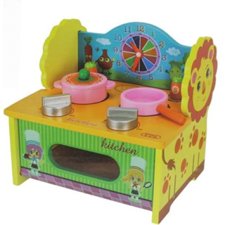 Mini bucatarie din lemn pentru copii, Wooden Toy