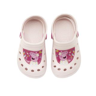 Papuci plaja tip clogs, Peppa Pig, roz, 28-29