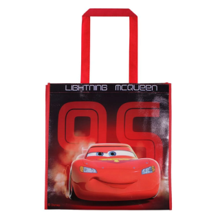 Sacosa de cumparaturi cu imprimeu Disney Cars, 38x38 cm