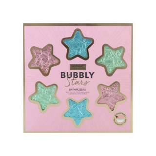 Set 6 bombe de baie efervescente, Bubbly Stars, 6x45 g