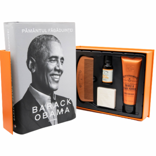 Set cadou ingrijire barba Men s Grooming si carte - Pamantul Fagaduintei