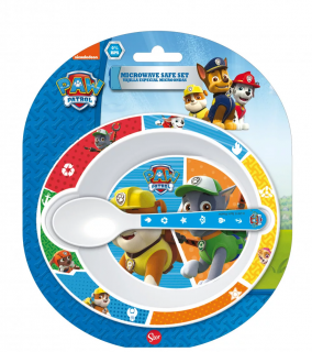 Set mic dejun 2 piese, bol si lingura, Paw Patrol