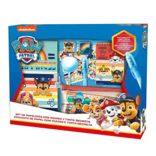 Set papetarie Paw Patrol, Stationery and Diary Gift Box, 12 piese