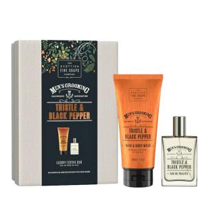 Set pentru ingrijirea corpului Men s Grooming Thistle Black Pepper, 2 produse