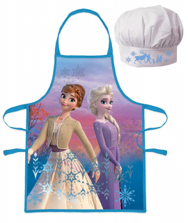 Set sort si boneta de bucatar, Anna si Elsa, Fulgi de zapada