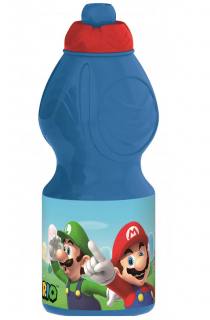 Sticla plastic, 400 ml, Super Mario