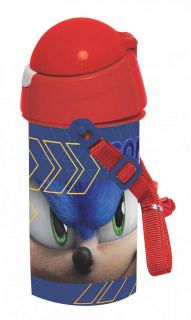 Sticla plastic cu snur Sonic the Hedgehog Sport,500 ml