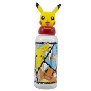 Sticla plastic, Pokemon figurina 3D, 560 ml