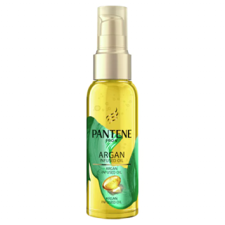 Ulei de par Pantene Pro-V Smooth  Sleek, imbogatit cu ulei de argan, 100 ml