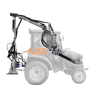 Bara de cosit hidraulica cu brat, 145 cm, conectare cardan tractor, avansare pe partea soferului, LK145S