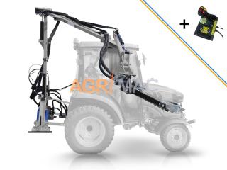 Bara de cosit hidraulica cu brat si control prin Joystick, 160 cm, conectare cardan tractor, avansare pe partea soferului, LK160S Joystick