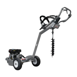 Burghiu hidraulic de pamant, cu motor pe benzina de 10CP, Jansen PB-100