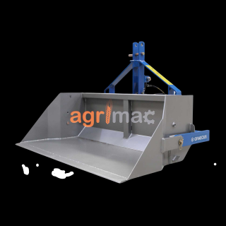 Cupa tip lada basculabila, 140 cm, conectare tiranti tractor, Graecus BM140-H