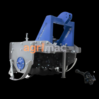 Freza de pamant heavy duty, 90 cm, conectare cardan tractor, Graecus BF90