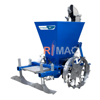 Masina de plantat si fertilizat cartofi, 1 rand, conectare la tractor, PF1