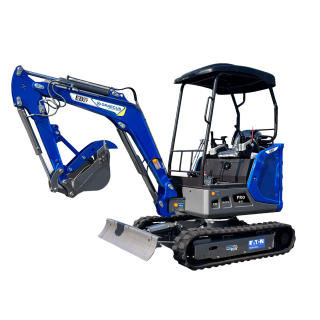 Miniexcavator EB27-PRO, 2.5 tone,  19 CP Motor KUBOTA D1105 Diesel, GRAECUS