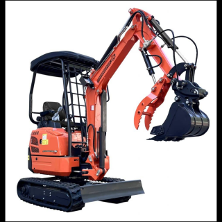 Miniexcavator Rhinoceros 170, 1550 kg, 20 CP, motor Kubota