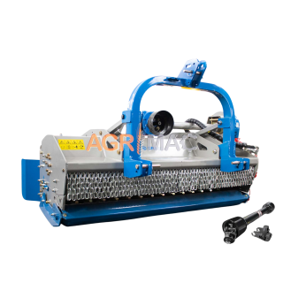 Tocator de vegetatie, 125 cm, conectare cardan tractor, rola alimentare hidraulica, SPK125