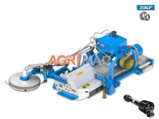 Tocator de vegetatie cu palpator, 140 cm, conectare cardan tractor, Ares Strong 140 P