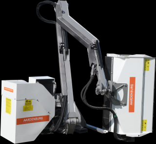 Tocator de vegetatie heavy duty cu brat, 135 cm, cardan tractor, sistem hidraulic, Aardenburg Eta XL 1350 Joystick