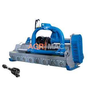 Tocator de vegetatie heavy-duty pentru tractor, 200 cm, conectare cardan tractor, CERBERUS STRONG200