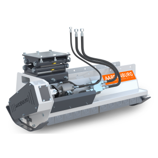 Tocator de vegetatie pentru excavator, 120 cm, conectare hidraulica excavator, X-VATOR  M 1200