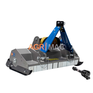 Tocator de vegetatie pentru tractoare mici, 135 cm, conectare cardan tractor, Graecus EKN135