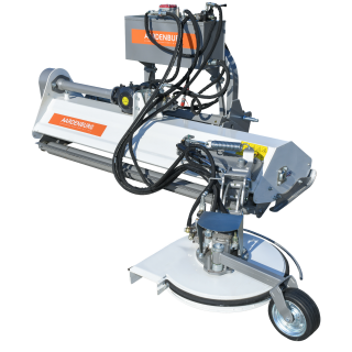 Tocator de vegetatie pentru tractor, cu disc de cosire lateral cu palpator, 225 cm,  conectare cardan tractor , Aardenburg M 1750 Disc Plus