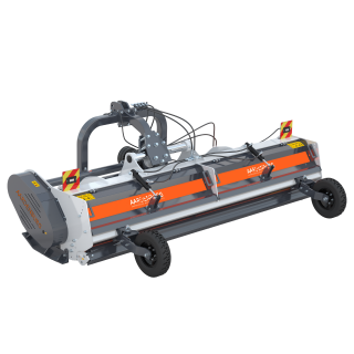 Tocator de vegetatie pentru tractor heavy-duty, 320 cm, conectare cardan tractor, deplasare laterala hidraulica, Alpha XL Grizzly D 3200