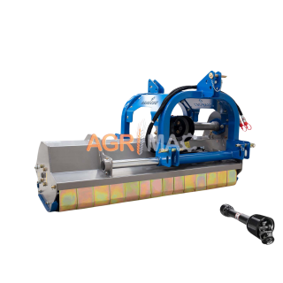 Tocator de vegetatie reversibil, 200 cm, conectare cardan tractor, 2HBK200