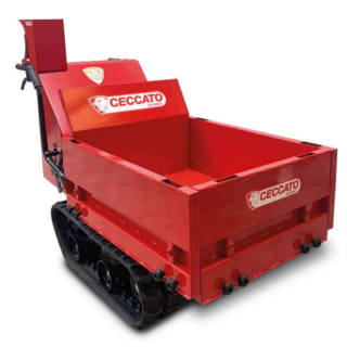 Transportator dumper senilat, 4,8 CP, 350 kg, Cingolone Ceccato Italia