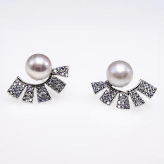 Cercei din argint 925 Pparkling Pearl
